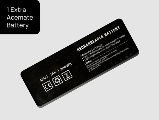 ACEMATE Extra Battery